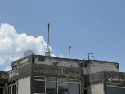 Roof with Patras5G antennas Roof with Patras5G antennas